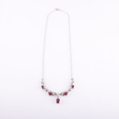 Collier Collier rubis, diamants 58 Facettes