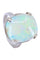 Bague 51 BAGUE OPALE BLANCHE 58 Facettes 069351