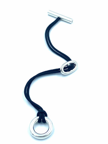 Bracelet HERMÈS. Collection Skipper, bracelet argent 58 Facettes