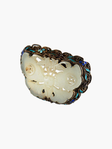 Broche BROCHE ANCIENNE "PAPILLON" ARGENT & BAKELITE 58 Facettes BO/130060