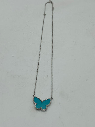 Pendentif Van Cleef & Arpels - pendentif Butterfly turquoise 58 Facettes 096322243181