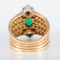 Bague 55 Bague Emeraude Diamants 58 Facettes 8392