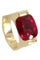 Bague 51 BAGUE DE CRÉATEUR RUBIS ET DIAMANTS 58 Facettes 049491