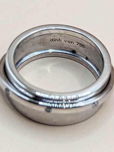 Bague 52 DINH VAN - Bague Ariane Or Diamants 58 Facettes