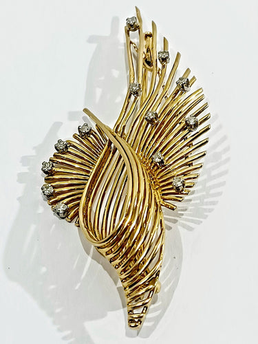 Broche Broche en or et diamants 58 Facettes 2795/1