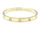Bracelet CARTIER - Bracelet love en or jaune, diamants 58 Facettes
