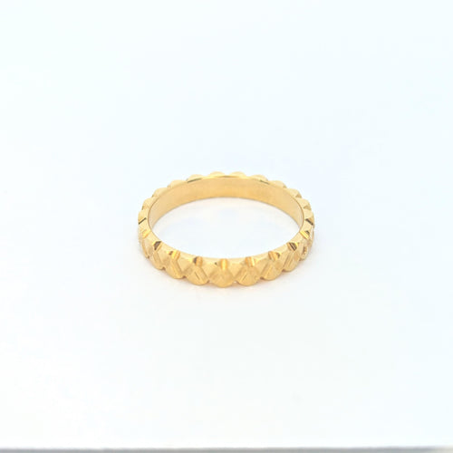 Bague 52 Alliance or jaune 58 Facettes 27282