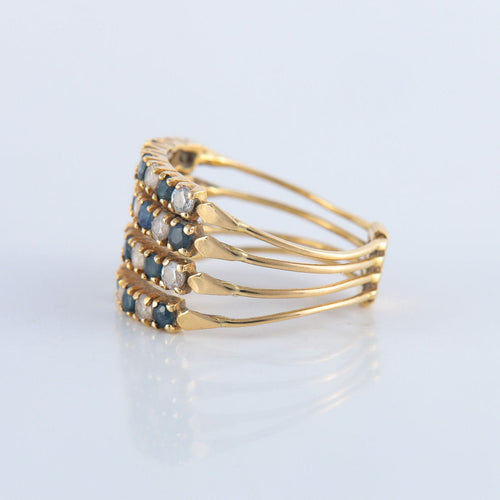 Bague 55 Bague de Harem 58 Facettes JE80