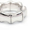 Bague 51.5 GUCCI - Bague BAMBOO SPRING Or blanc 58 Facettes D360485FJ