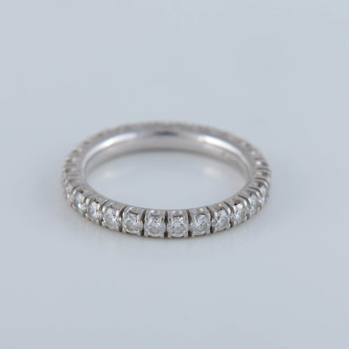 Bague 51 Alliance Cartier "Etincelle" Platine & Diamants 58 Facettes