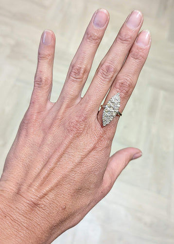 Bague Bague marquise diamants 58 Facettes