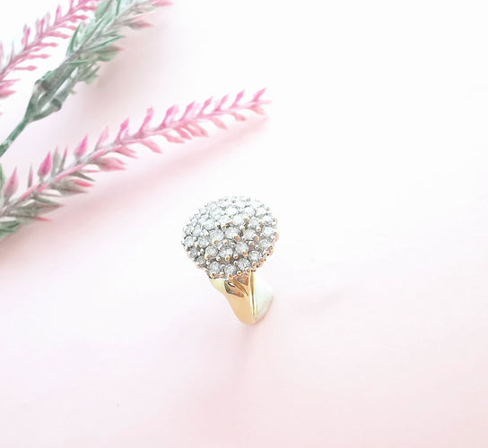 Bague Bague Diamants Or 58 Facettes AA 1622