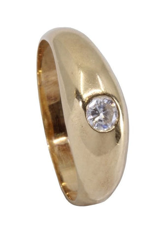 Bague 45 JONC ANGLAIS DIAMANT 58 Facettes 066821