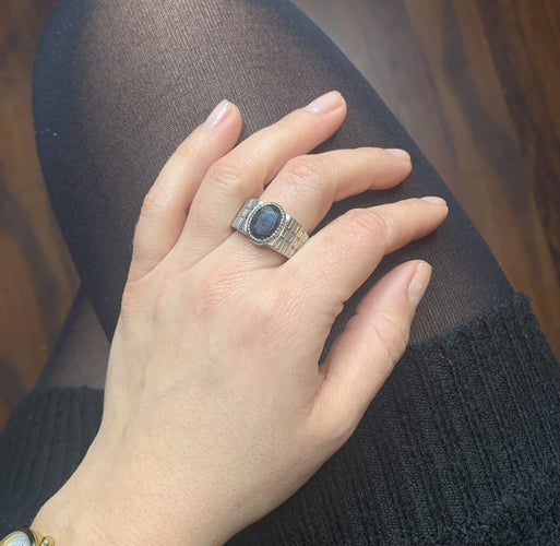 Bague Bague Platine diamant Noir 58 Facettes 204000003238/her