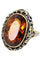 Bague 51 BAGUE ANCIENNE CITRINE DE MADÈRE ET TOURMALINE 58 Facettes 052371