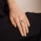 Bague 54 Bague en Or jaune, diamants, tanzanite 58 Facettes