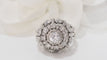 Bague 50 Bague entourage Vintage en Palladium et diamants 58 Facettes 29680