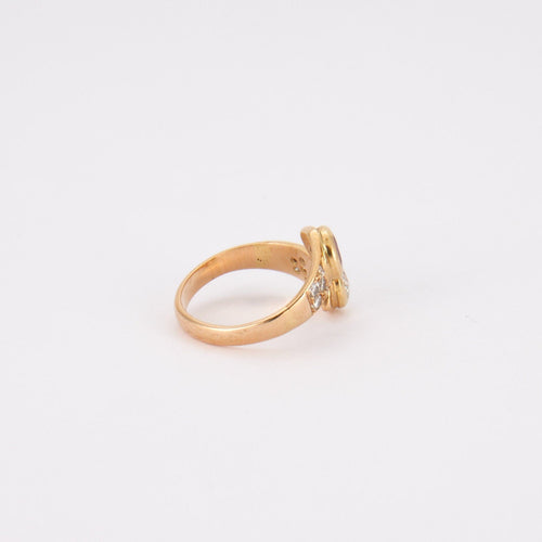 Bague 51 Bague Toi & Moi Diamant Rubis 58 Facettes