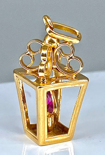 Pendentif Pendentif breloque lanterne 58 Facettes AB168