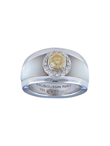 Bague 53 Bague MAUBOUSSIN Nacre 58 Facettes