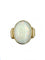 Bague Bague vers 1940 or jaune et opale 58 Facettes