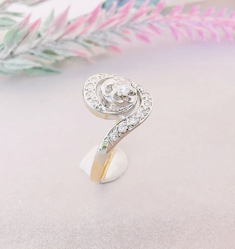 Bague 52.5 Bague de fiançailles Tourbillon Diamants 58 Facettes AA 1487