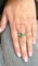 Bague 57 Bague émeraude poire et diamants 58 Facettes