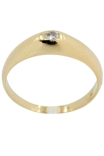 Bague BAGUE JONC ANGLAIS DIAMANT 58 Facettes 041901