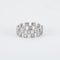 Bague 54 Bague double rang Diamants 58 Facettes