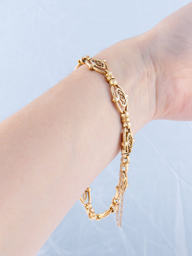 Bracelet Bracelet ancien maille filigrane 58 Facettes