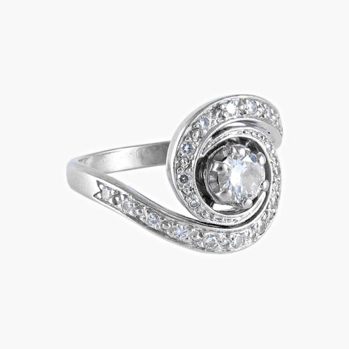 Bague 50 Bague Tourbillon Diamants 58 Facettes