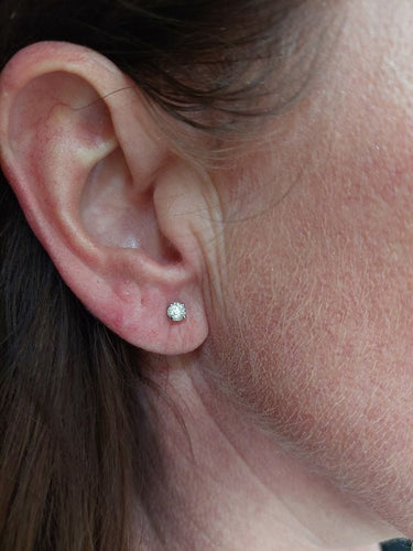 Boucles d'oreilles BOUCLES D'OREILLES CLOUS DIAMANT 58 Facettes 077331