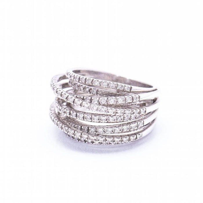 Bague 54 Bague SALVINI Crush Diamonds Collection 58 Facettes D360368CS