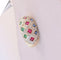 Bague 54.5 Bague Arlequin Emeraudes Rubis Saphirs Diamants 58 Facettes AA 1510