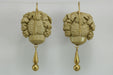 Boucles d'oreilles Boucles d'oreilles Bacchus Or camées de lave 58 Facettes 7396