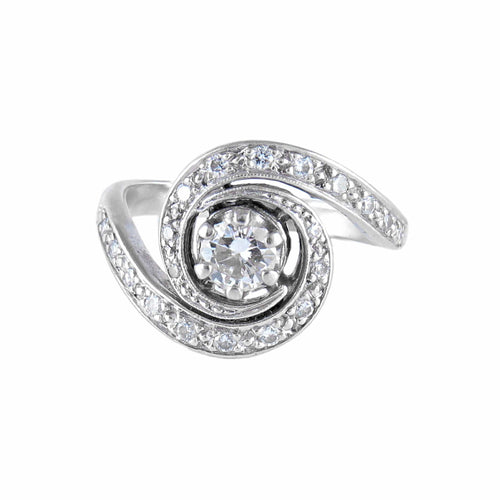 Bague 50 Bague Tourbillon Diamants 58 Facettes