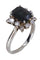 Bague 53 BAGUE MARGUERITE SAPHIR ET DIAMANTS 58 Facettes 078701