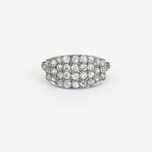 Bague 54 Bague années 30 Diamants 58 Facettes