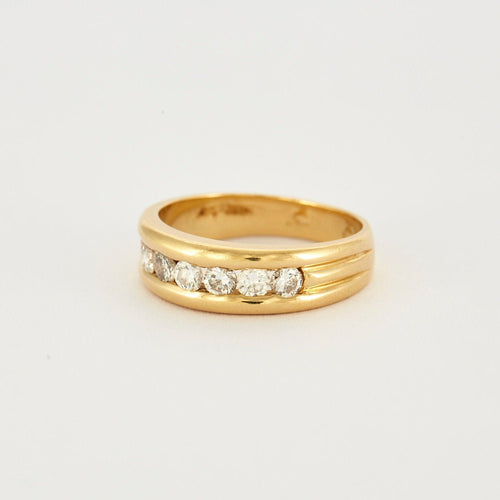 Bague 57 Demie alliance 7 Diamants 58 Facettes 230555