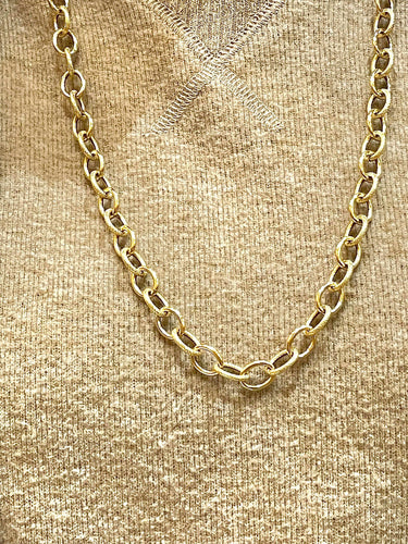 Collier Collier maille forçat antillaise or jaune 58 Facettes