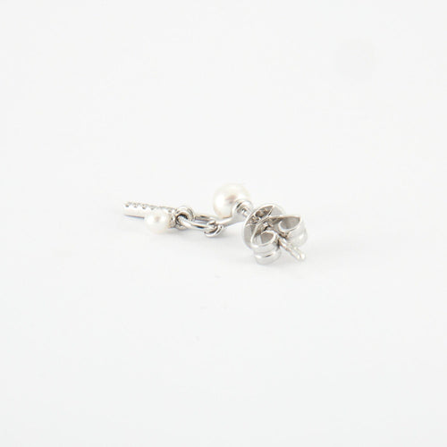 Boucles d'oreilles Boucles d'oreilles diamants & perle 58 Facettes