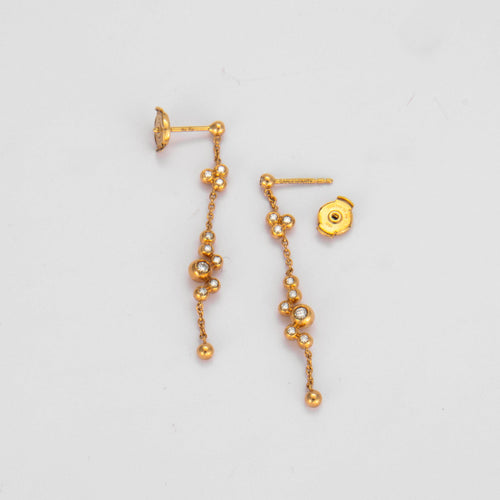 Boucles d'oreilles Boucles d'oreilles chaînette Diamants 58 Facettes 388565