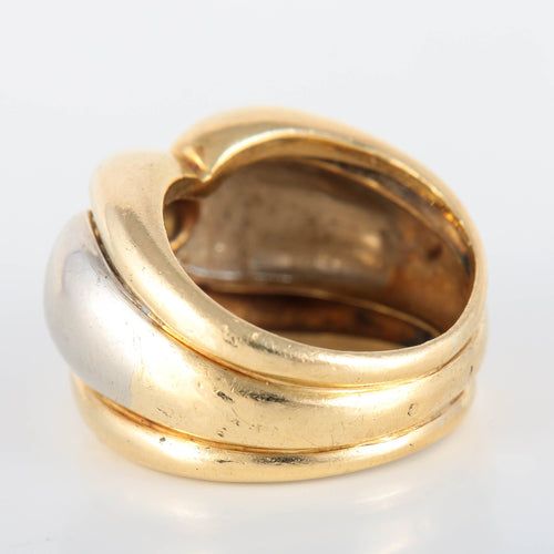 Bague 50 Bague Wempé 2 ors 58 Facettes 8400