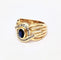 Bague 53 Bague or jaune saphir et diamants 58 Facettes 1-882/2