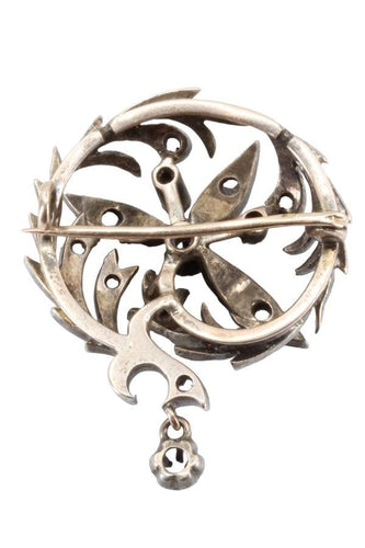 Broche BROCHE ART-NOUVEAU DIAMANTS 58 Facettes 055301