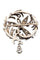 Broche BROCHE ART-NOUVEAU DIAMANTS 58 Facettes 055301