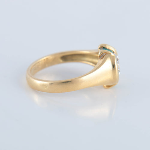 Bague Bague Mellerio diamant émeraude 58 Facettes