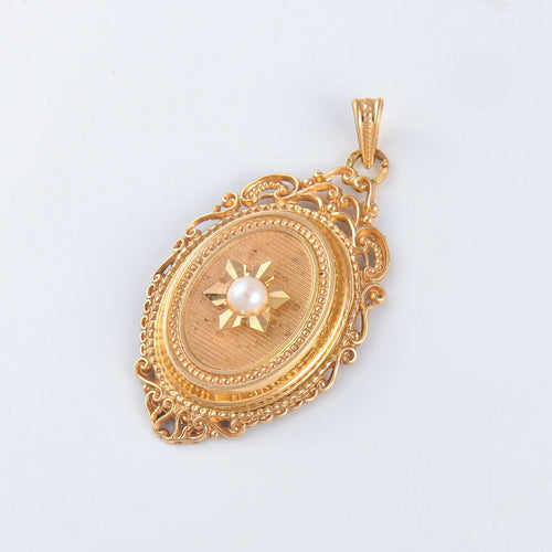 Pendentif Pendentif Perle arabesques 58 Facettes JE39