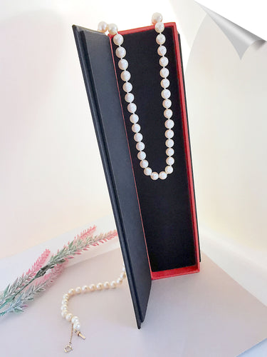 Collier Collier Perles de culture choker fermoir et chaîne or 58 Facettes AA 1539