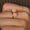 Bague 51 Bague toi et moi or corail diamant 58 Facettes